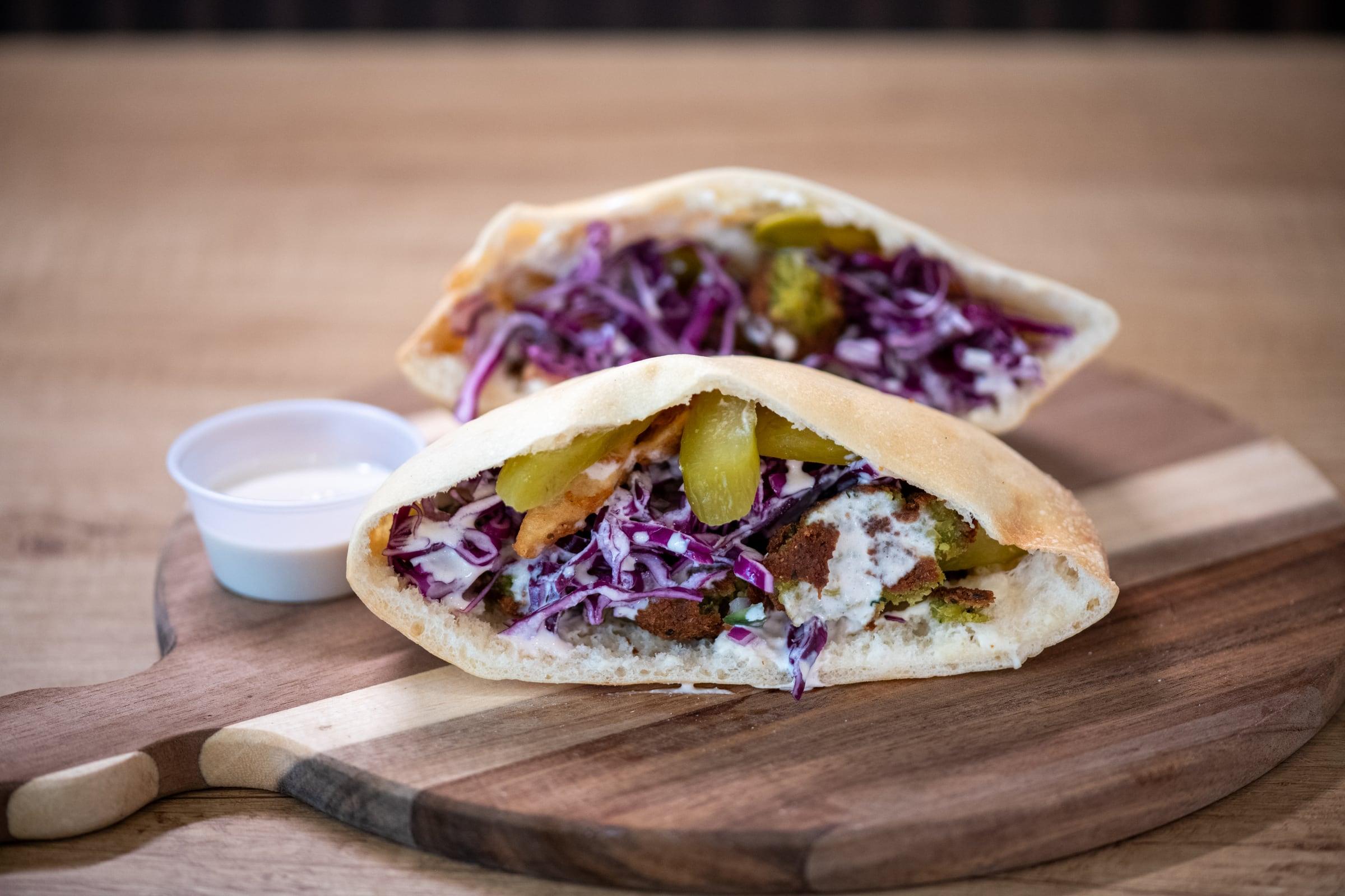 Freshly Baked Pita at Roast-n-Toast